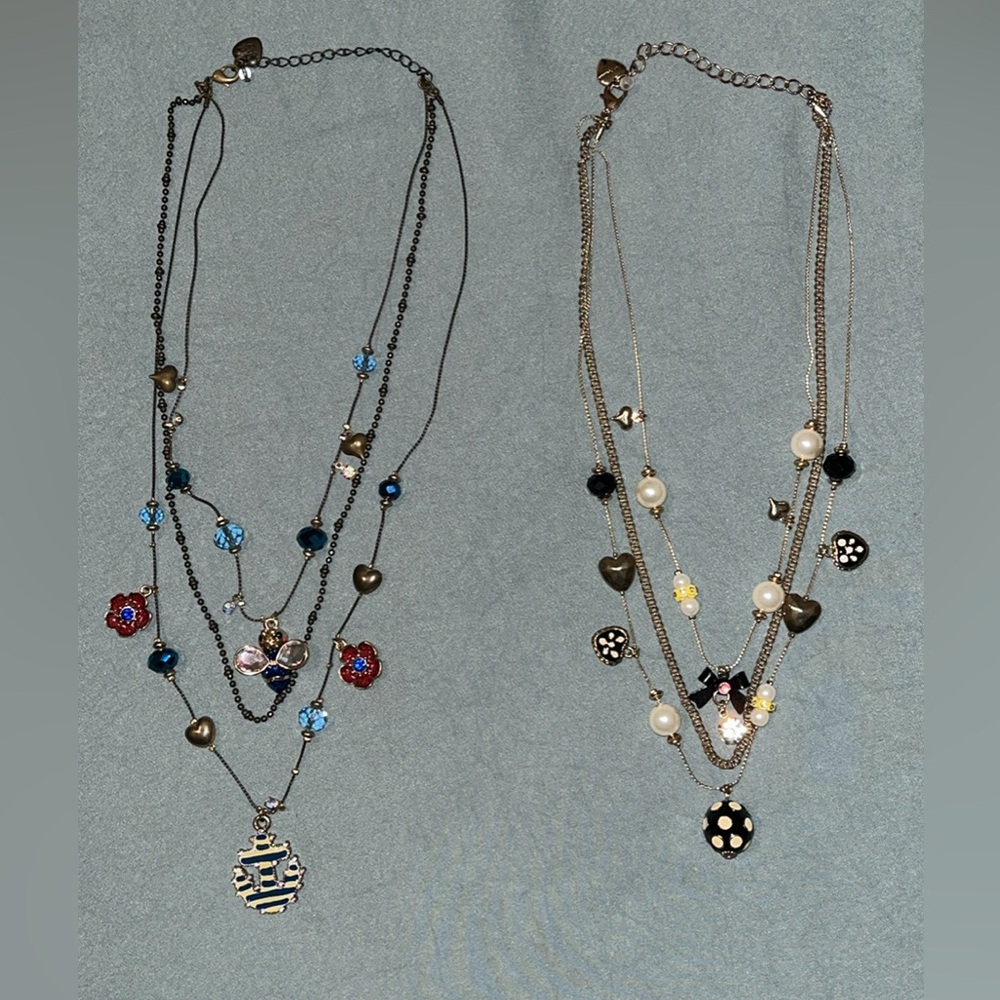 Vintage Betsey Johnson necklaces